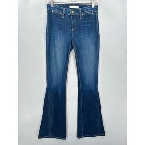 Joie Jeans Womens 25 Mid Rise Flare Flared Leg Denim Medium Blue Ravine Wash